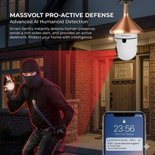 Load image into Gallery viewer, MASSVOLT E27 Bulb Security Surveillance IP Camera
