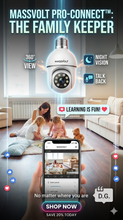 Load image into Gallery viewer, MASSVOLT E27 Bulb Security Surveillance IP Camera
