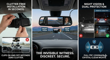 Load image into Gallery viewer, MassVolt Dual-View Mirror Dash Cam: Total Protection, Zero Clutter
